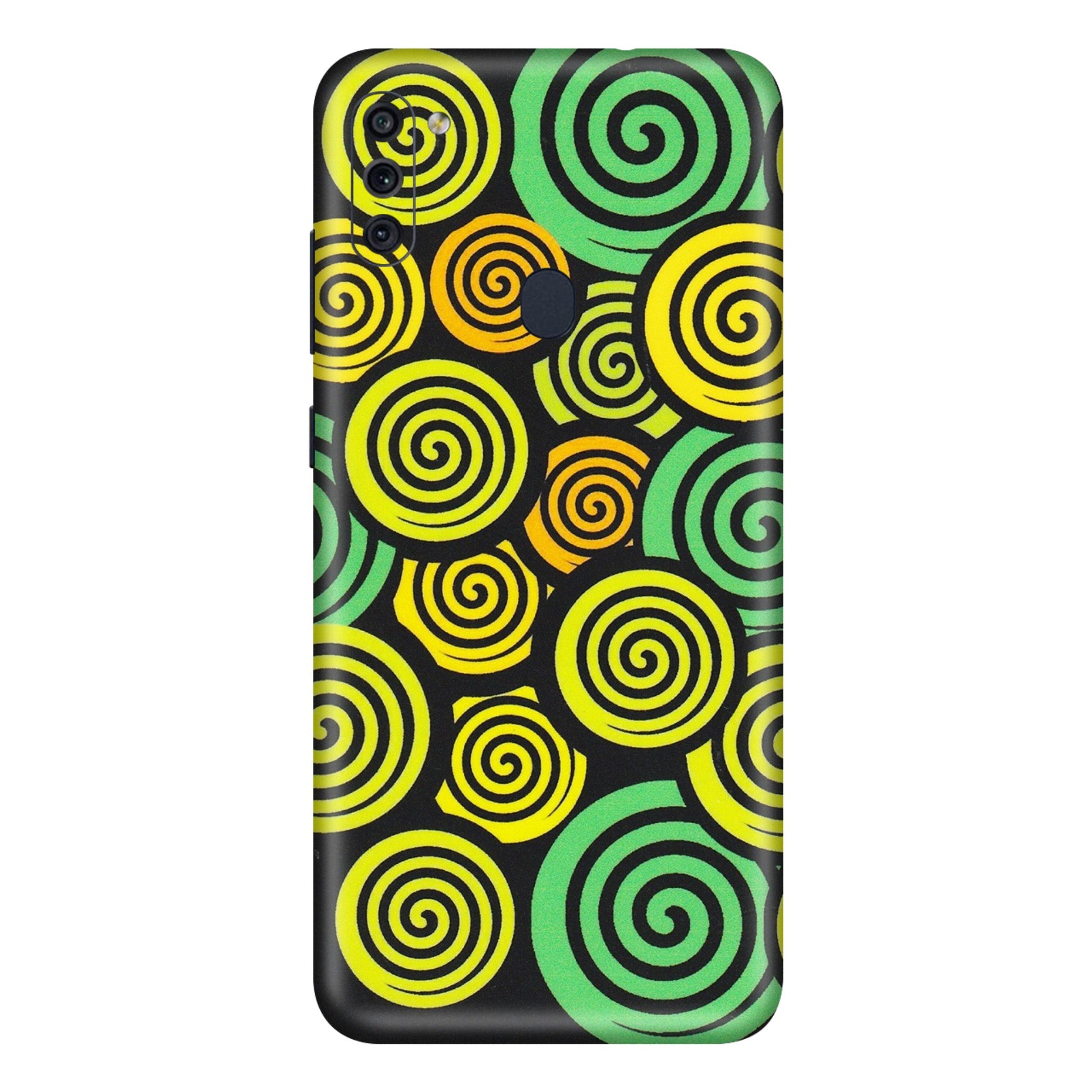 Samsung M/F/Note/Flip and C Phone Skins (All Models) - Crazy Spiral - Matte Finish (M-91) Samsung Galaxy M11