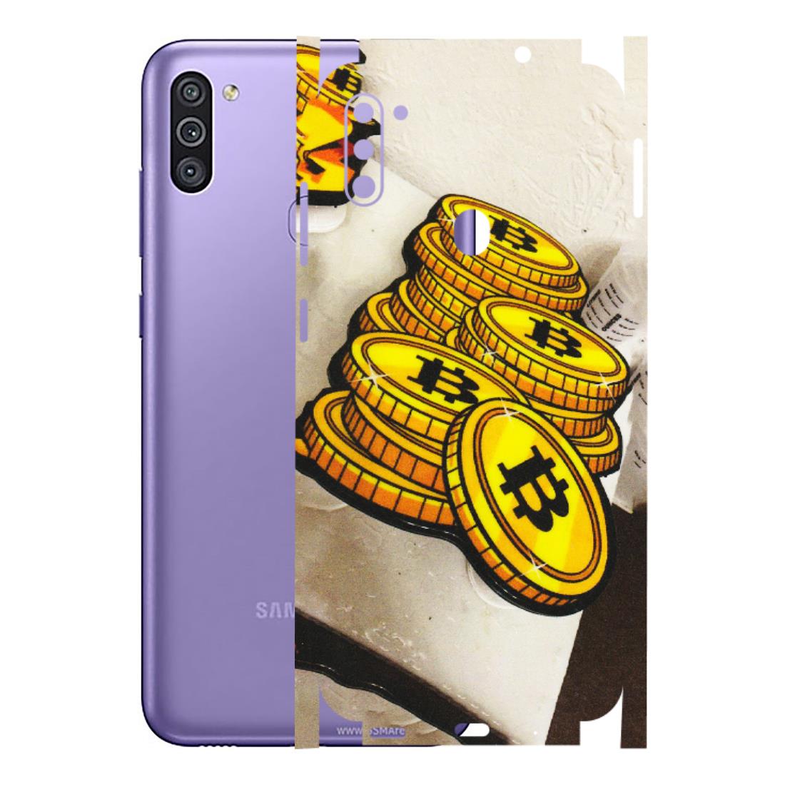 Samsung M/F/Note/Flip and C Phone Skins (All Models) - Billionaire Bitcoin Collection - Matte Finish (M-92) Samsung Galaxy M11