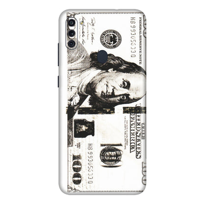 Samsung M/F/Note/Flip and C Phone Skins (All Models) - 100 Dollar Currency - Transparent Finish (T-01) Samsung Galaxy M11