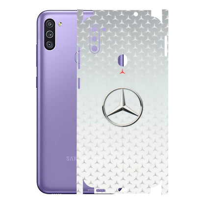 Samsung M/F/Note/Flip and C Phone Skins (All Models) - Mercedes Benz - Transparent Finish (T-10) Samsung Galaxy M11