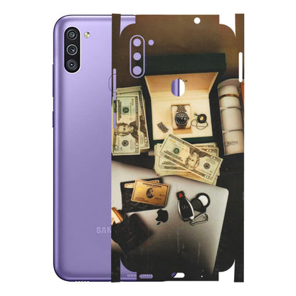 Samsung M/F/Note/Flip and C Phone Skins (All Models) - Luxury Lifestyle - Transparent Finish (T-11) Samsung Galaxy M11