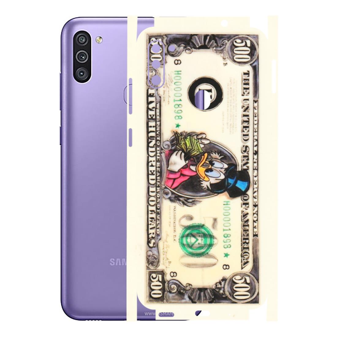 Samsung M/F/Note/Flip and C Phone Skins (All Models) - Five Hundred Dollar Duck - Transparent Finish (T-15) Samsung Galaxy M11