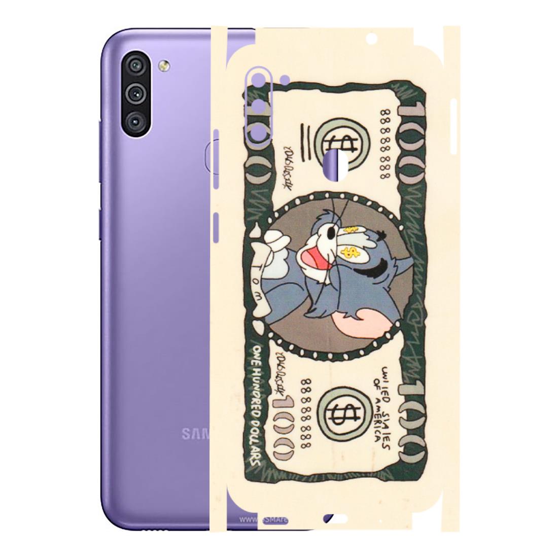 Samsung M/F/Note/Flip and C Phone Skins (All Models) - One Hundred Dollar Tom - Transparent Finish (T-16) Samsung Galaxy M11