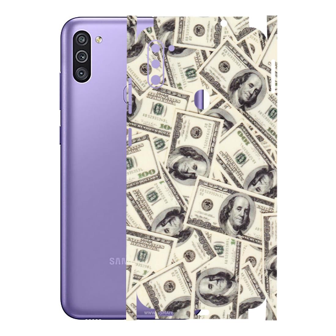Samsung M/F/Note/Flip and C Phone Skins (All Models) - Dollar Lover - Transparent Finish (T-17) Samsung Galaxy M11