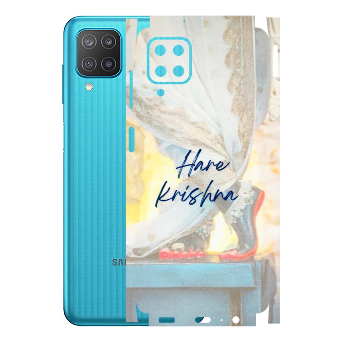 Samsung M/F/Note/Flip and C Phone Skins (All Models) - Hare Krishna - 3D Embossed Finish (L-03) Samsung Galaxy M12