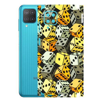 Samsung M/F/Note/Flip and C Phone Skins (All Models) - Dices Of Life - 3D Embossed Finish (L-04) Samsung Galaxy M12