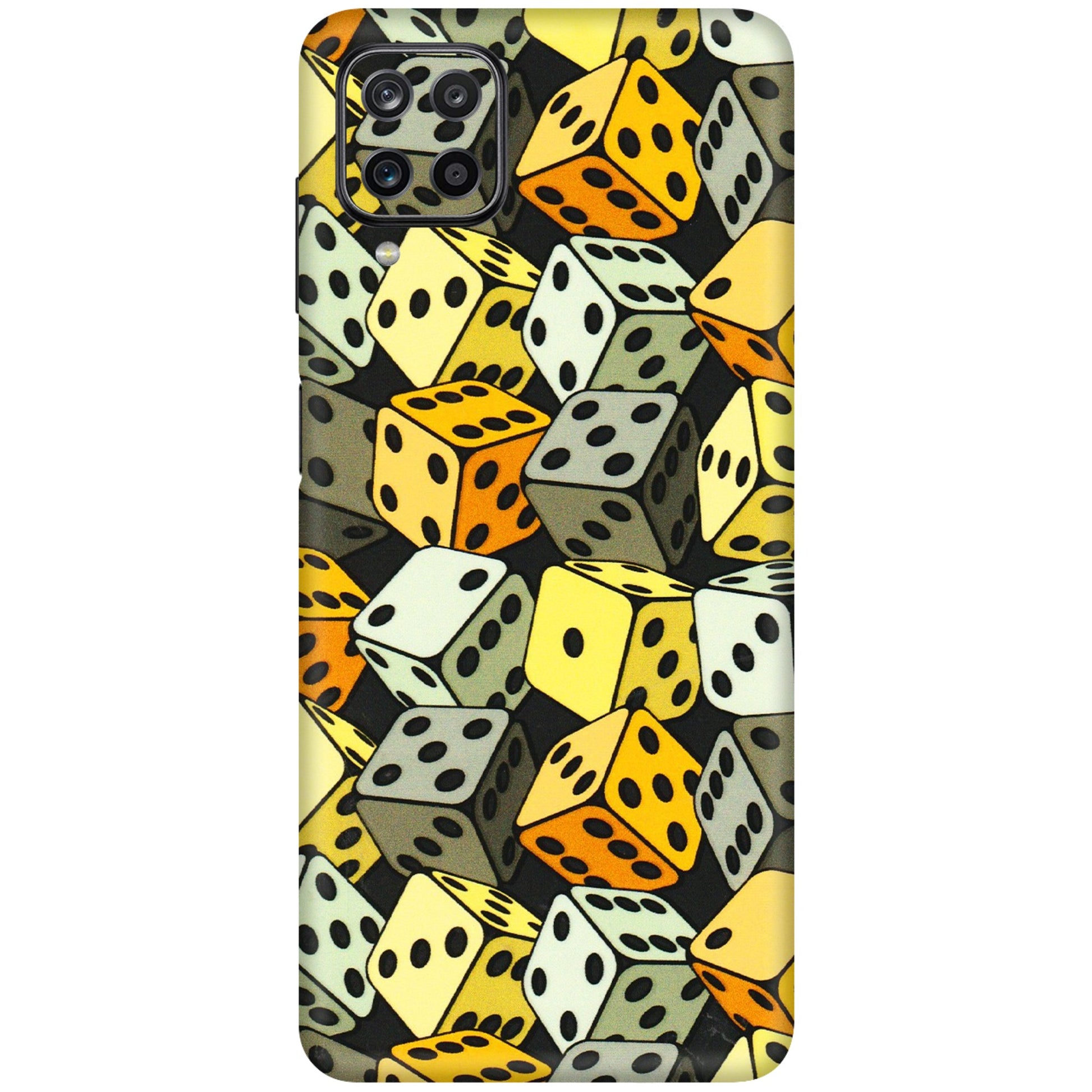 Samsung M/F/Note/Flip and C Phone Skins (All Models) - Dices Of Life - 3D Embossed Finish (L-04) Samsung Galaxy M12
