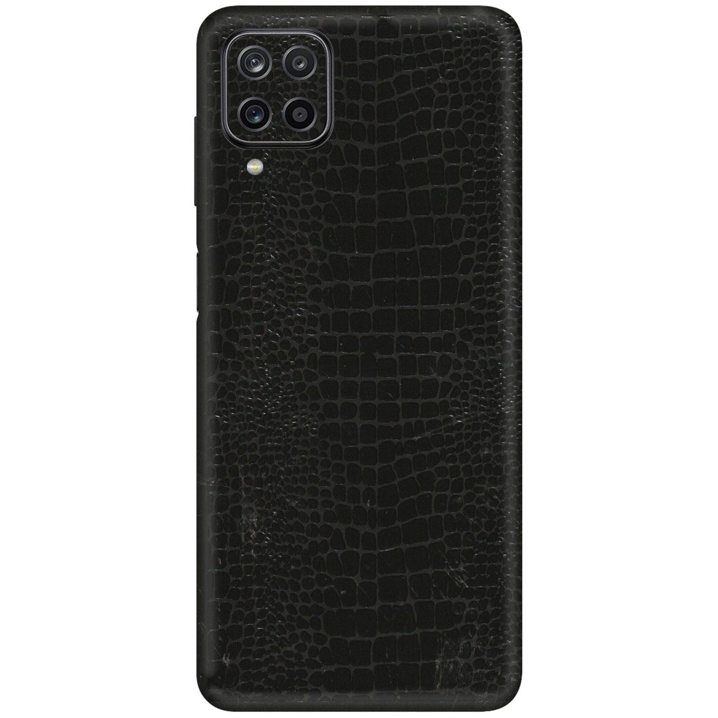 Samsung M/F/Note/Flip and C Phone Skins (All Models) - Snake Leather Black - 3D Embossed Finish (L-107) Samsung Galaxy M12