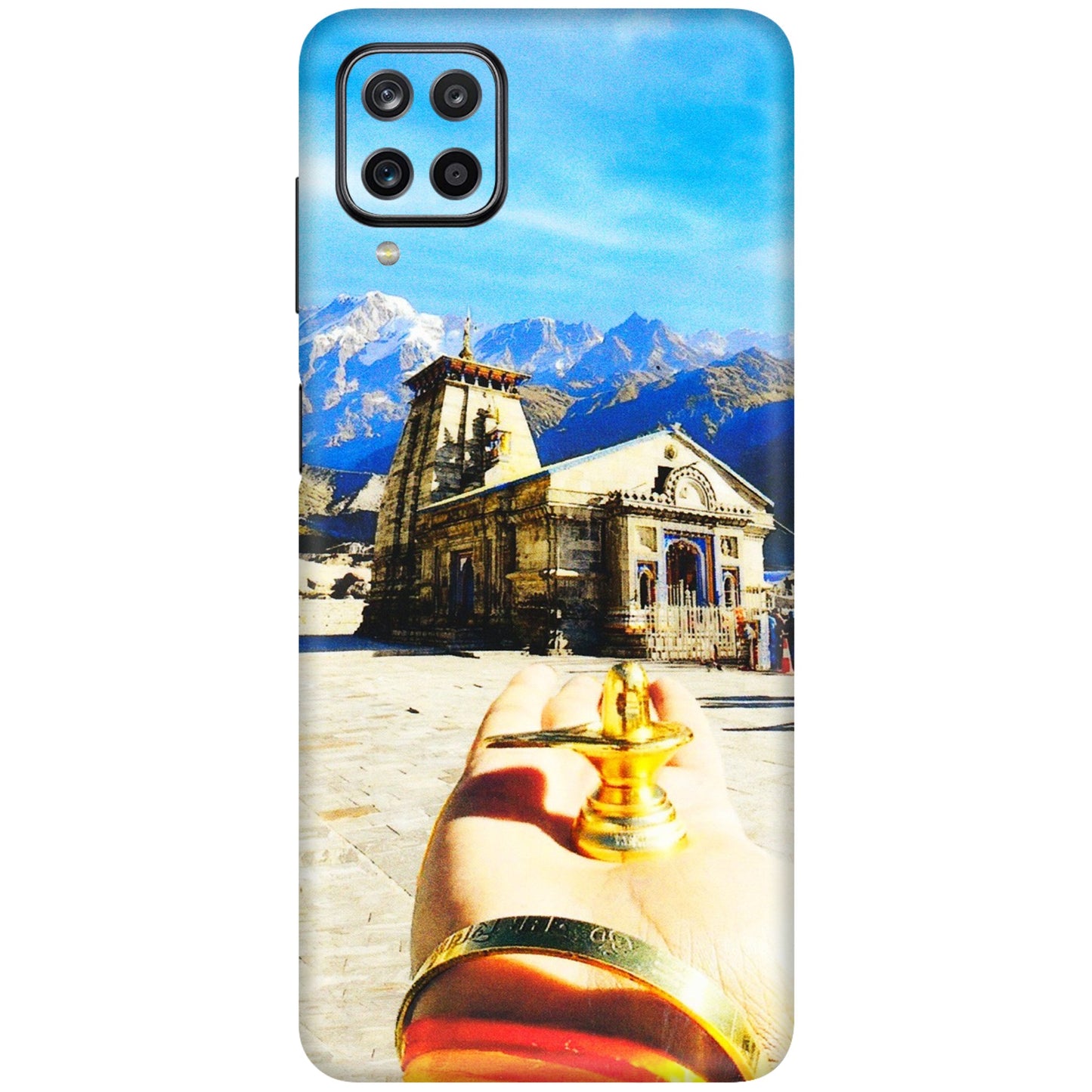 Samsung M/F/Note/Flip and C Phone Skins (All Models) - Beauty of Kedarnath - 3D Embossed Finish (L-108) Samsung Galaxy M12