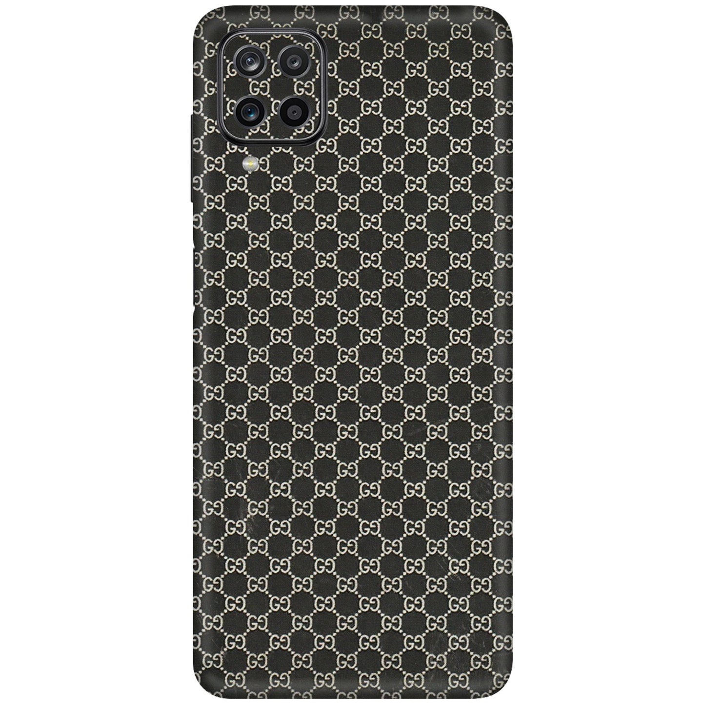 Samsung M/F/Note/Flip and C Phone Skins (All Models) - Black G Print - 3D Embossed Finish (L-109) Samsung Galaxy M12