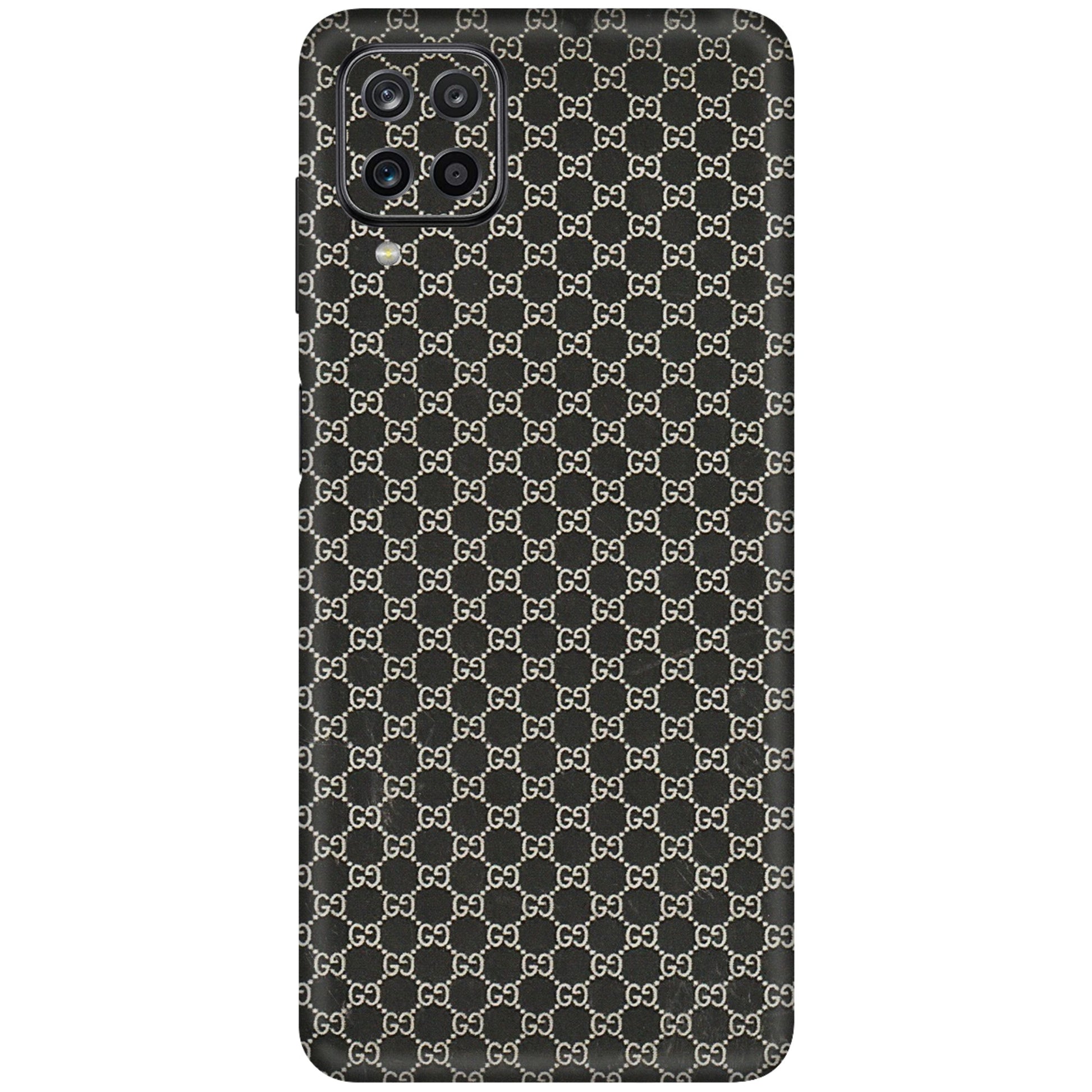 Samsung M/F/Note/Flip and C Phone Skins (All Models) - Black G Print - 3D Embossed Finish (L-109) Samsung Galaxy M12