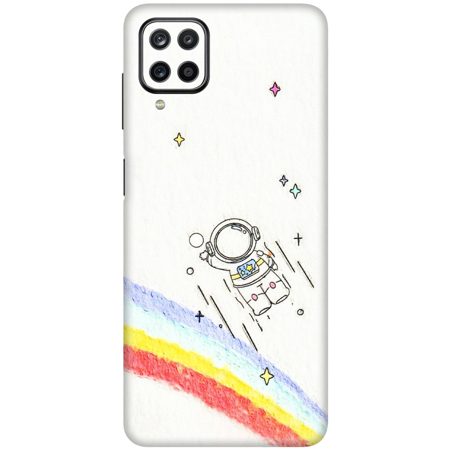 Samsung M/F/Note/Flip and C Phone Skins (All Models) - Milkyway Astronaut - 3D Embossed Finish (L-110) Samsung Galaxy M12