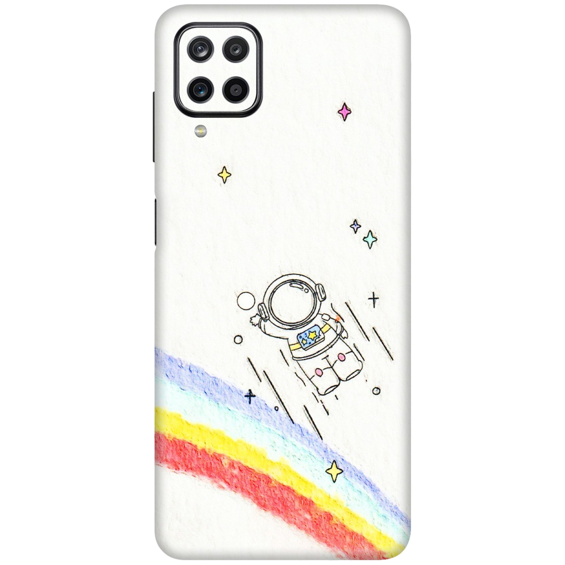 Samsung M/F/Note/Flip and C Phone Skins (All Models) - Milkyway Astronaut - 3D Embossed Finish (L-110) Samsung Galaxy M12