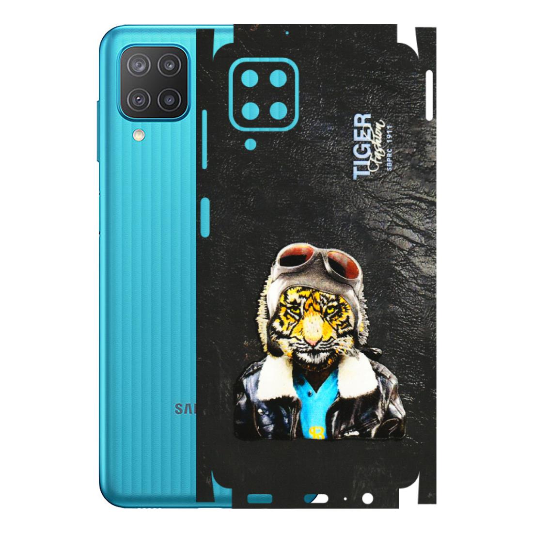Samsung M/F/Note/Flip and C Phone Skins (All Models) - Rider Tiger - 3D Embossed Finish (L-113) Samsung Galaxy M12