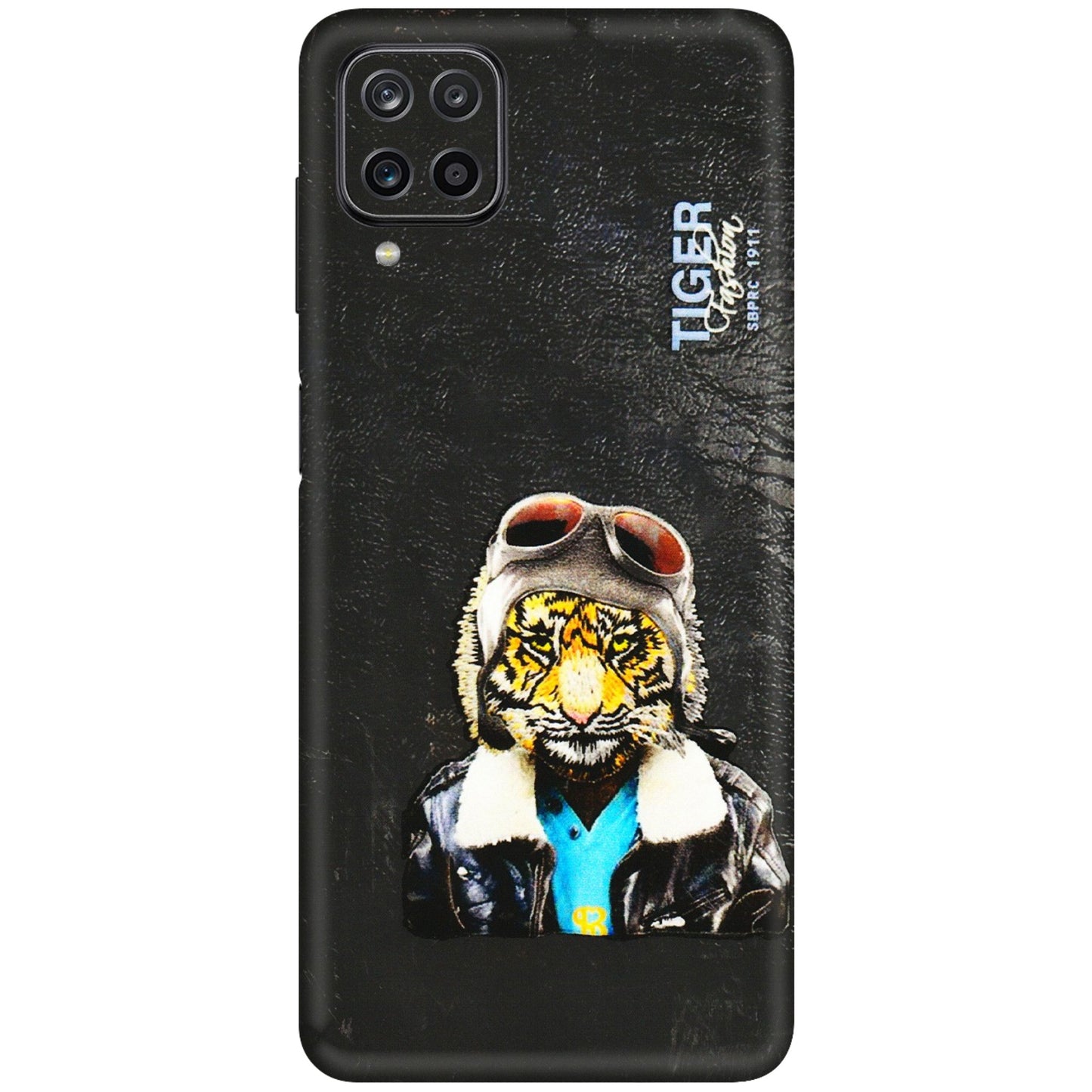 Samsung M/F/Note/Flip and C Phone Skins (All Models) - Rider Tiger - 3D Embossed Finish (L-113) Samsung Galaxy M12