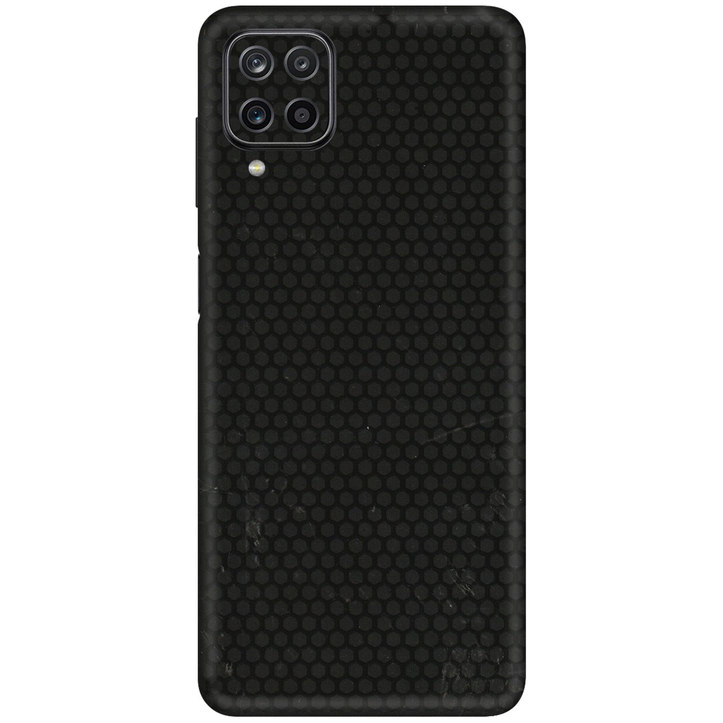 Samsung M/F/Note/Flip and C Phone Skins (All Models) - Black honeycomb - 3D Embossed Finish (L-114) Samsung Galaxy M12