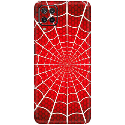 Samsung M/F/Note/Flip and C Phone Skins (All Models) - Classic Spidey Web - 3D Embossed Finish (L-115) Samsung Galaxy M12