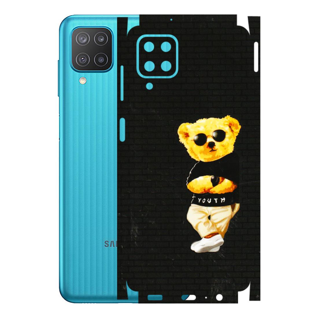 Samsung M/F/Note/Flip and C Phone Skins (All Models) - Classy Teddy Bear - 3D Embossed Finish (L-116) Samsung Galaxy M12