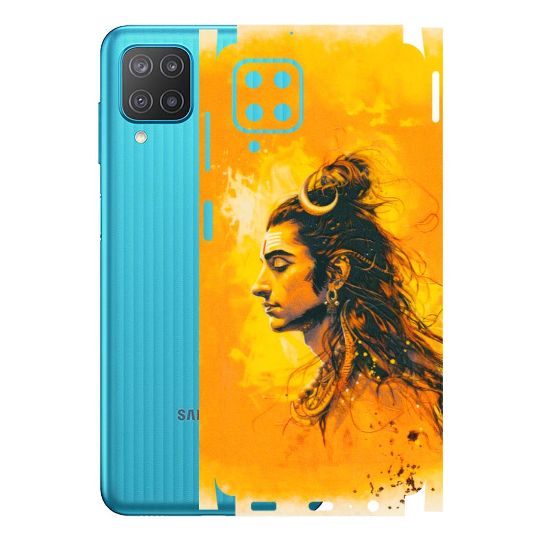 Samsung M/F/Note/Flip and C Phone Skins (All Models) - Shiv Shakti - 3D Embossed Finish (L-14) Samsung Galaxy M12