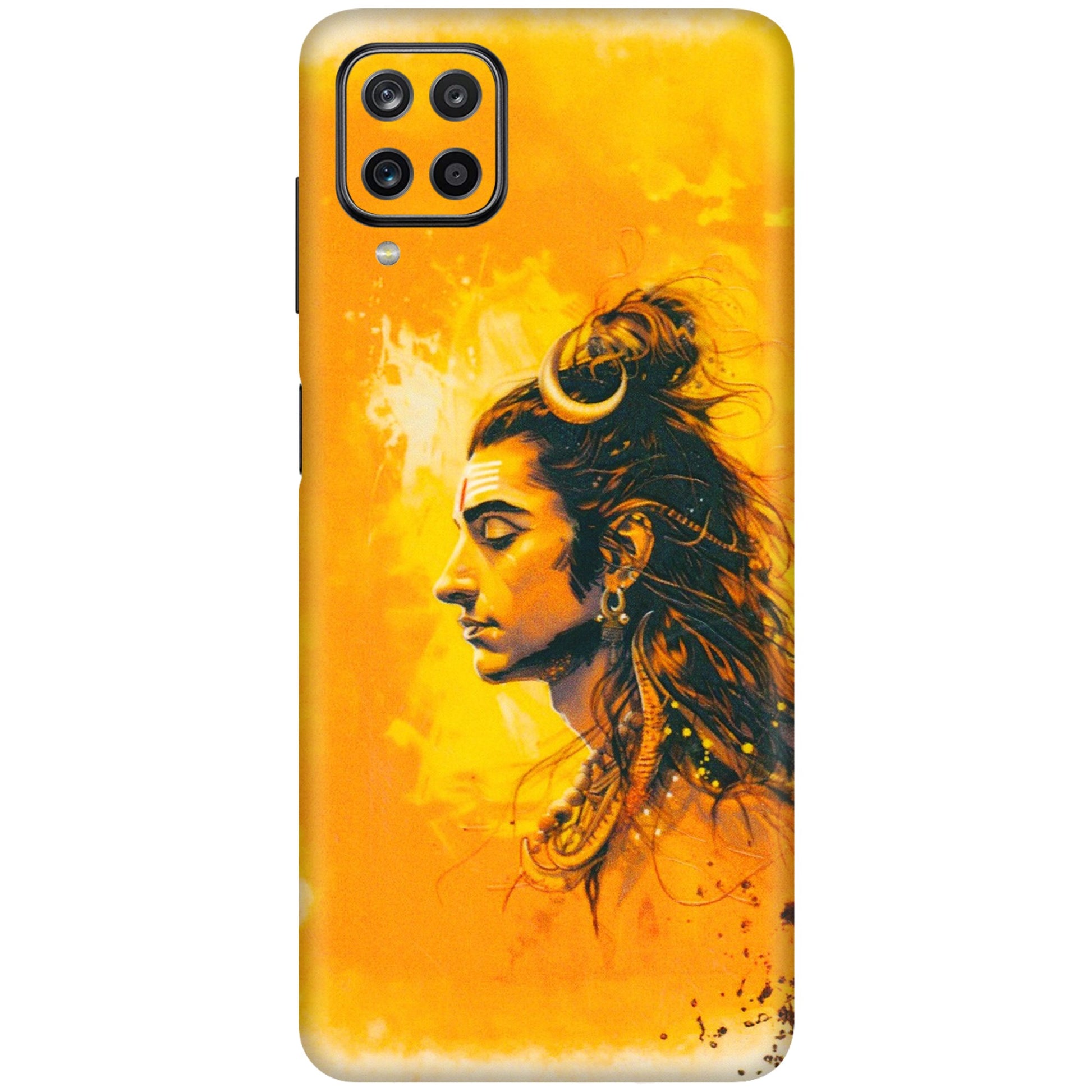 Samsung M/F/Note/Flip and C Phone Skins (All Models) - Shiv Shakti - 3D Embossed Finish (L-14) Samsung Galaxy M12