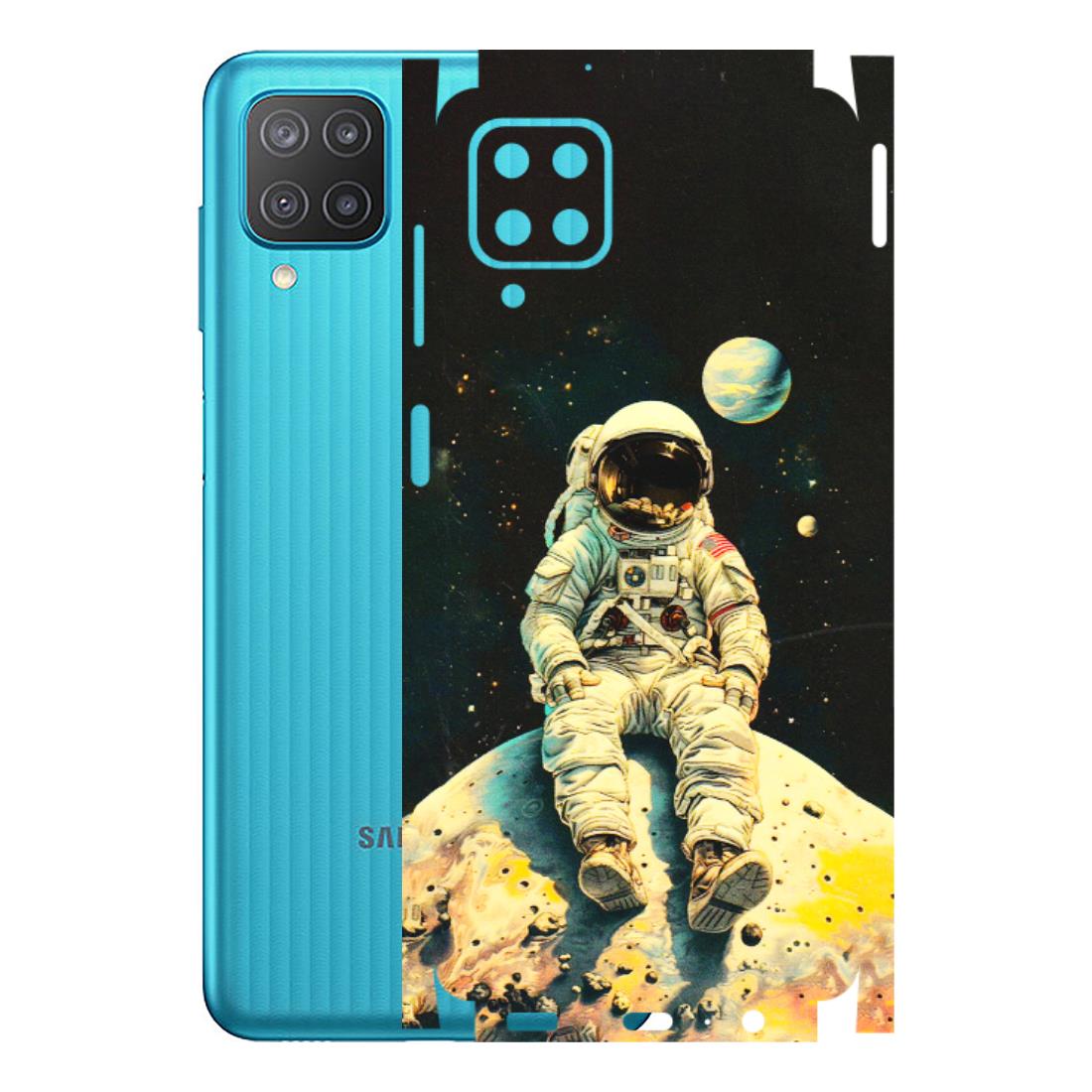 Samsung M/F/Note/Flip and C Phone Skins (All Models) - Astronaut in Space - 3D Embossed Finish (L-16) Samsung Galaxy M12