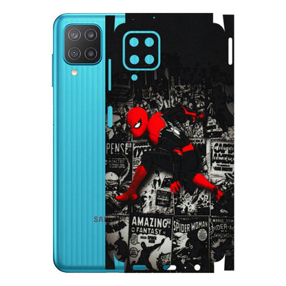 Samsung M/F/Note/Flip and C Phone Skins (All Models) - SpiderMan New - 3D Embossed Finish (L-162) Samsung Galaxy M12