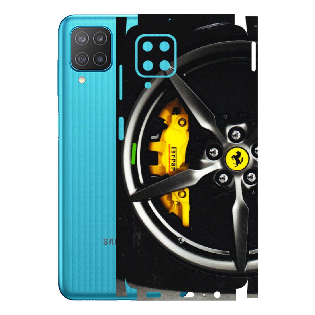 Samsung M/F/Note/Flip and C Phone Skins (All Models) - Ferrari Wheel Alloy - 3D Embossed Finish (L-173) Samsung Galaxy M12