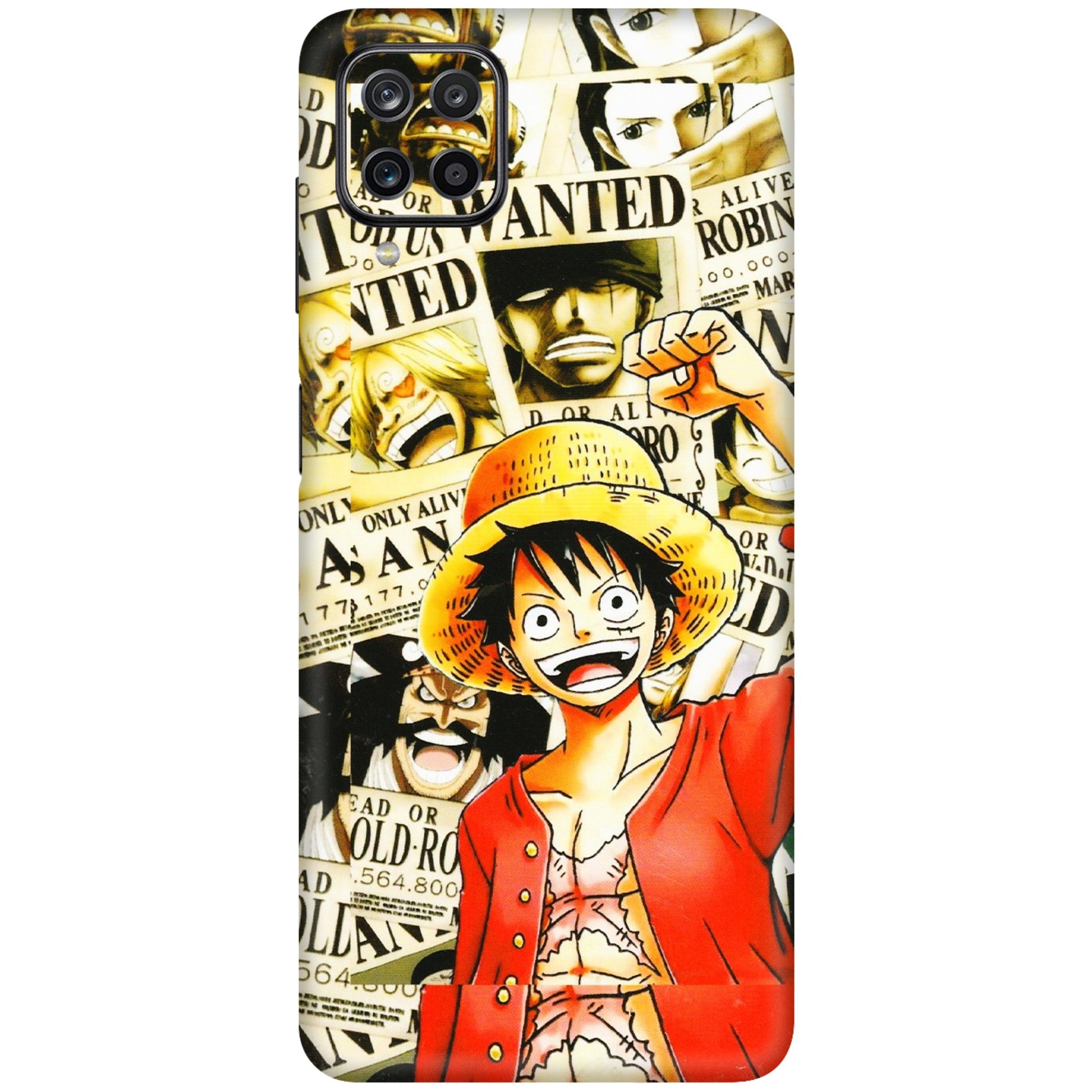 Samsung M/F/Note/Flip and C Phone Skins (All Models) - Luffy Anime - 3D Embossed Finish (L-177) Samsung Galaxy M12