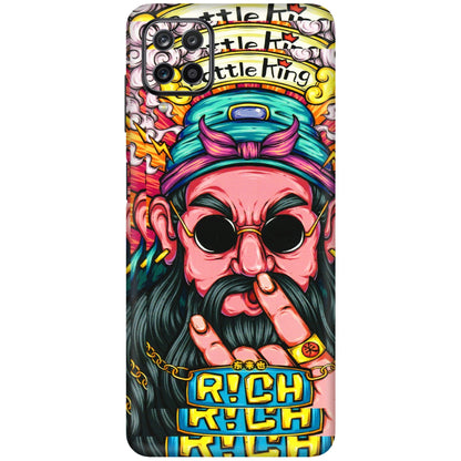 Samsung M/F/Note/Flip and C Phone Skins (All Models) - Battle King Dude Face - 3D Embossed Finish (L-178) Samsung Galaxy M12