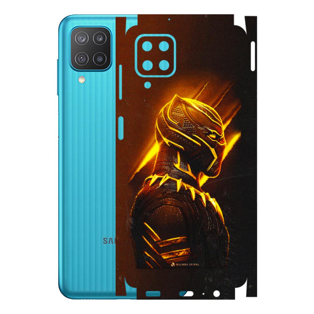 Samsung M/F/Note/Flip and C Phone Skins (All Models) - Gold Black Panther - 3D Embossed Finish (L-181) Samsung Galaxy M12