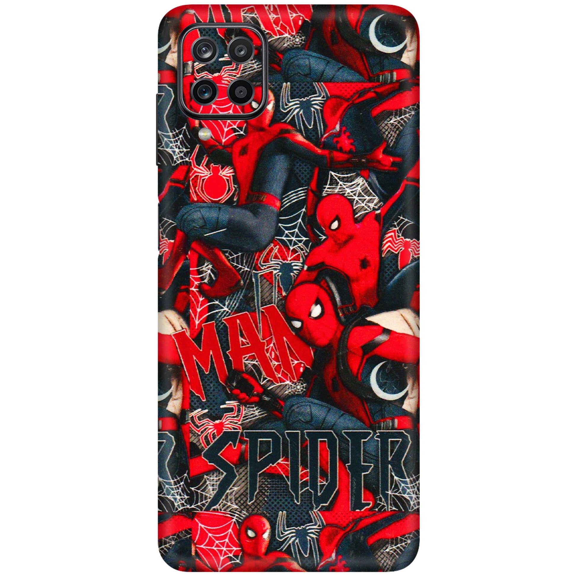 Samsung M/F/Note/Flip and C Phone Skins (All Models) - SpiderMan Cool - 3D Embossed Finish (L-188) Samsung Galaxy M12