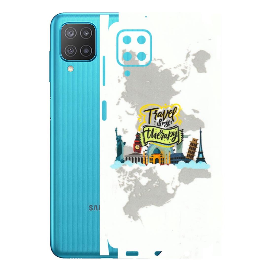 Samsung M/F/Note/Flip and C Phone Skins (All Models) - Travel Therapy - 3D Embossed Finish (L-199) Samsung Galaxy M12