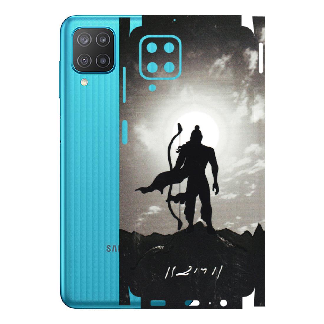 Samsung M/F/Note/Flip and C Phone Skins (All Models) - Jai Siya Ram - 3D Embossed Finish (L-200) Samsung Galaxy M12