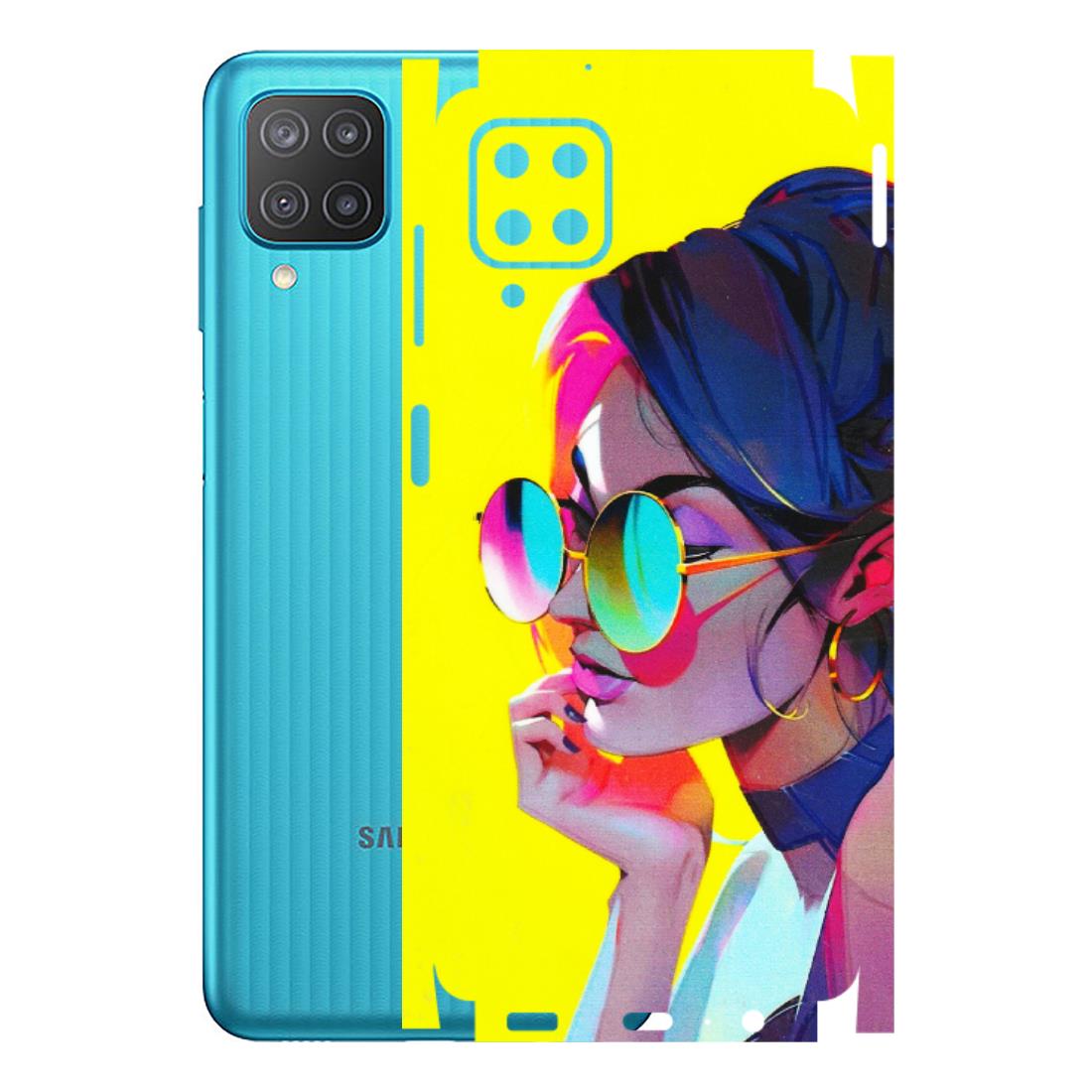 Samsung M/F/Note/Flip and C Phone Skins (All Models) - Bold Stylish Girl - 3D Embossed Finish (L-222) Samsung Galaxy M12