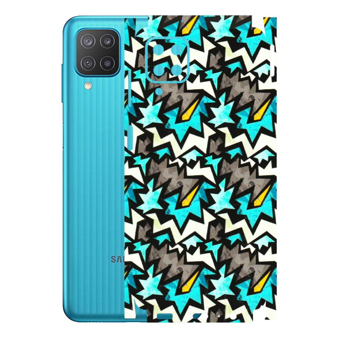 Samsung M/F/Note/Flip and C Phone Skins (All Models) - Funky Zig Zag - 3D Embossed Finish (L-223) Samsung Galaxy M12