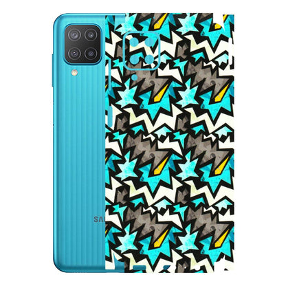 Samsung M/F/Note/Flip and C Phone Skins (All Models) - Funky Zig Zag - 3D Embossed Finish (L-223) Samsung Galaxy M12