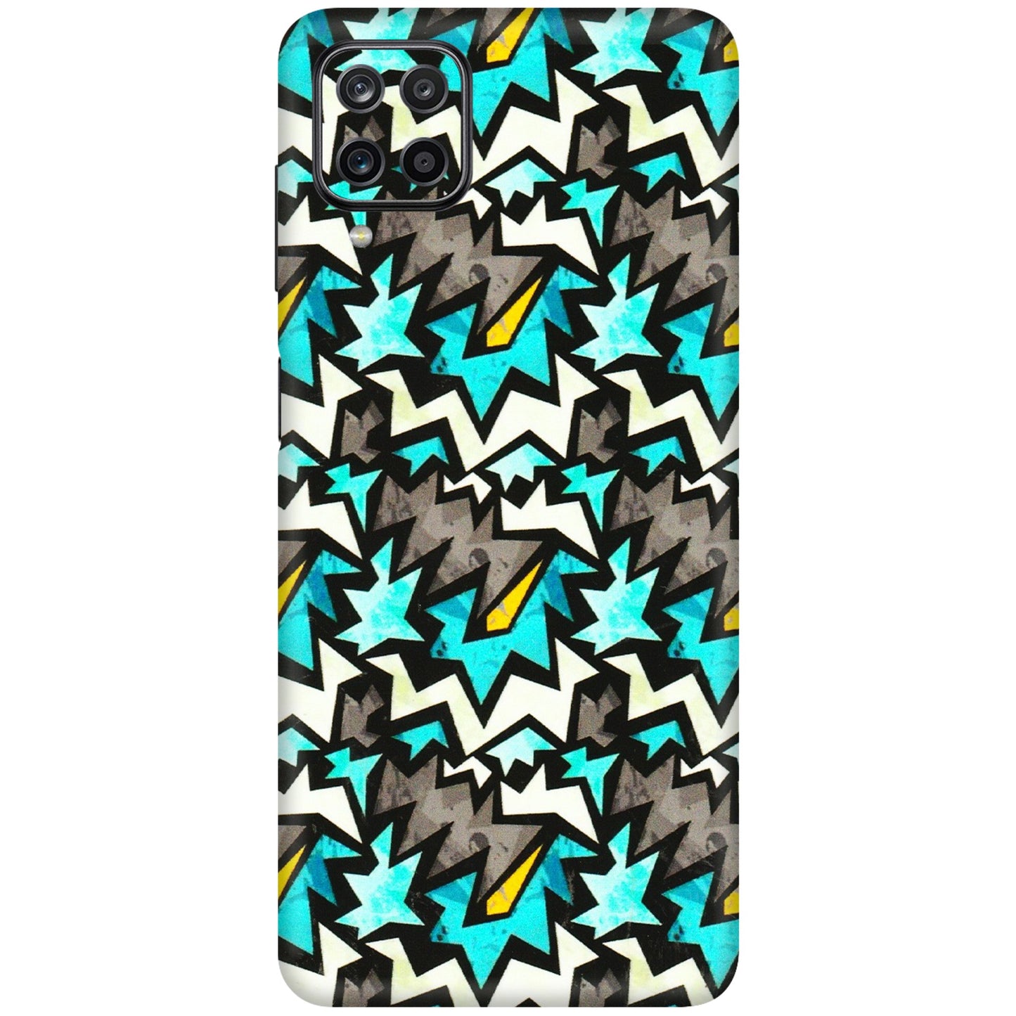 Samsung M/F/Note/Flip and C Phone Skins (All Models) - Funky Zig Zag - 3D Embossed Finish (L-223) Samsung Galaxy M12