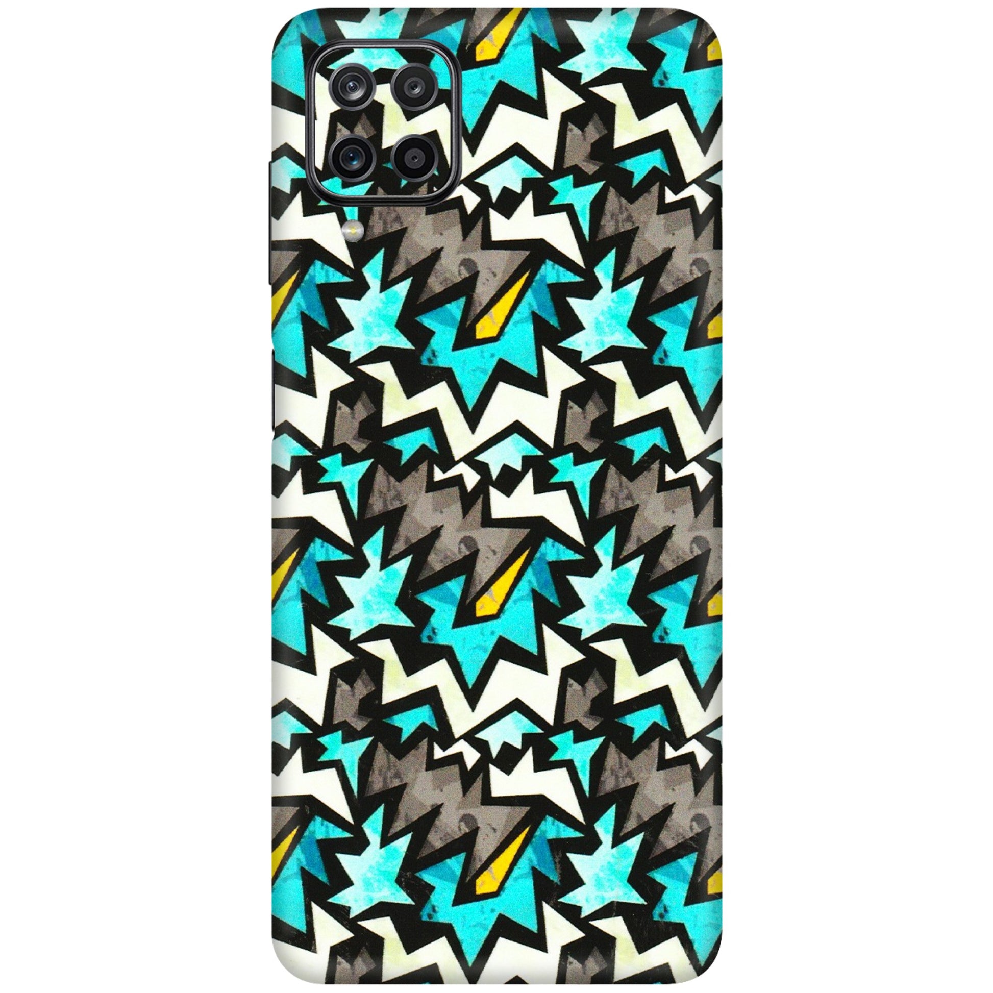 Samsung M/F/Note/Flip and C Phone Skins (All Models) - Funky Zig Zag - 3D Embossed Finish (L-223) Samsung Galaxy M12