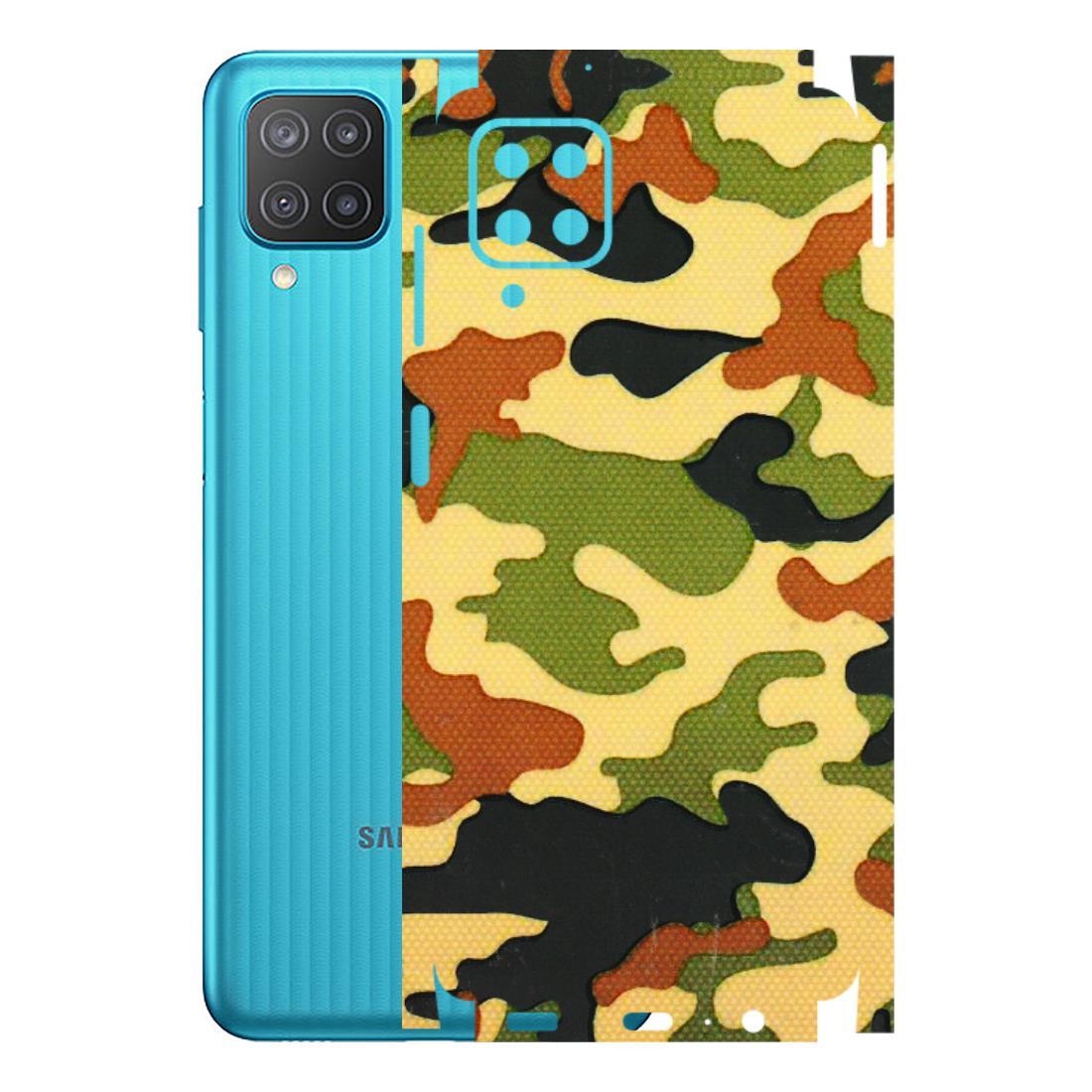 Samsung M/F/Note/Flip and C Phone Skins (All Models) - Indian Military - 3D Embossed Finish (L-234) Samsung Galaxy M12