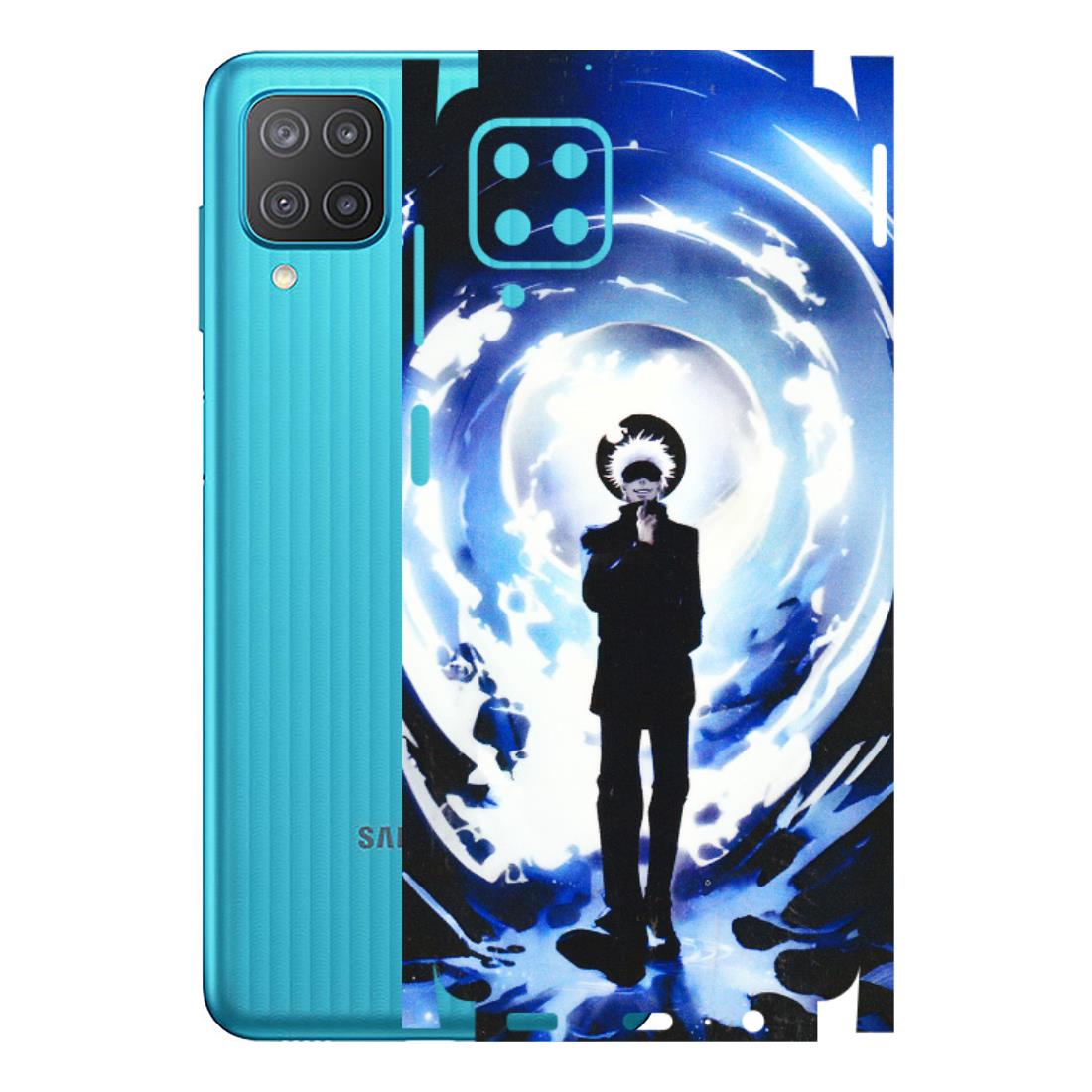 Samsung M/F/Note/Flip and C Phone Skins (All Models) - Satoru Gojo Dark Blue - 3D Embossed Finish (L-235) Samsung Galaxy M12