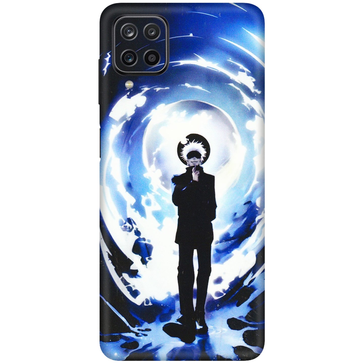 Samsung M/F/Note/Flip and C Phone Skins (All Models) - Satoru Gojo Dark Blue - 3D Embossed Finish (L-235) Samsung Galaxy M12