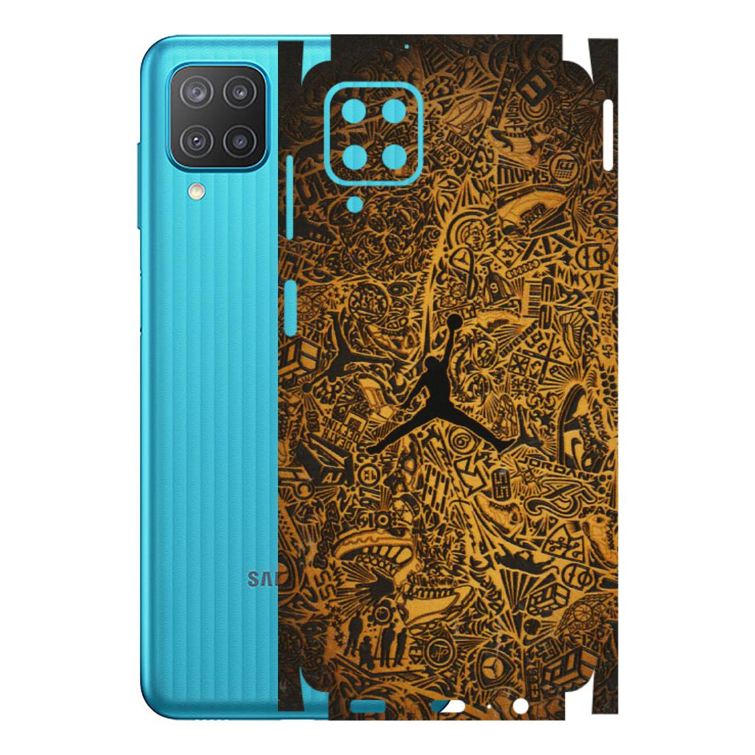 Samsung M/F/Note/Flip and C Phone Skins (All Models) - Premium Gold Basketball Player - 3D Embossed Finish (L-236) Samsung Galaxy M12
