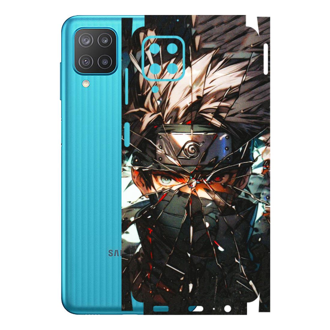 Samsung M/F/Note/Flip and C Phone Skins (All Models) - Kakashi Shattered Glass Effect - 3D Embossed Finish (L-237) Samsung Galaxy M12