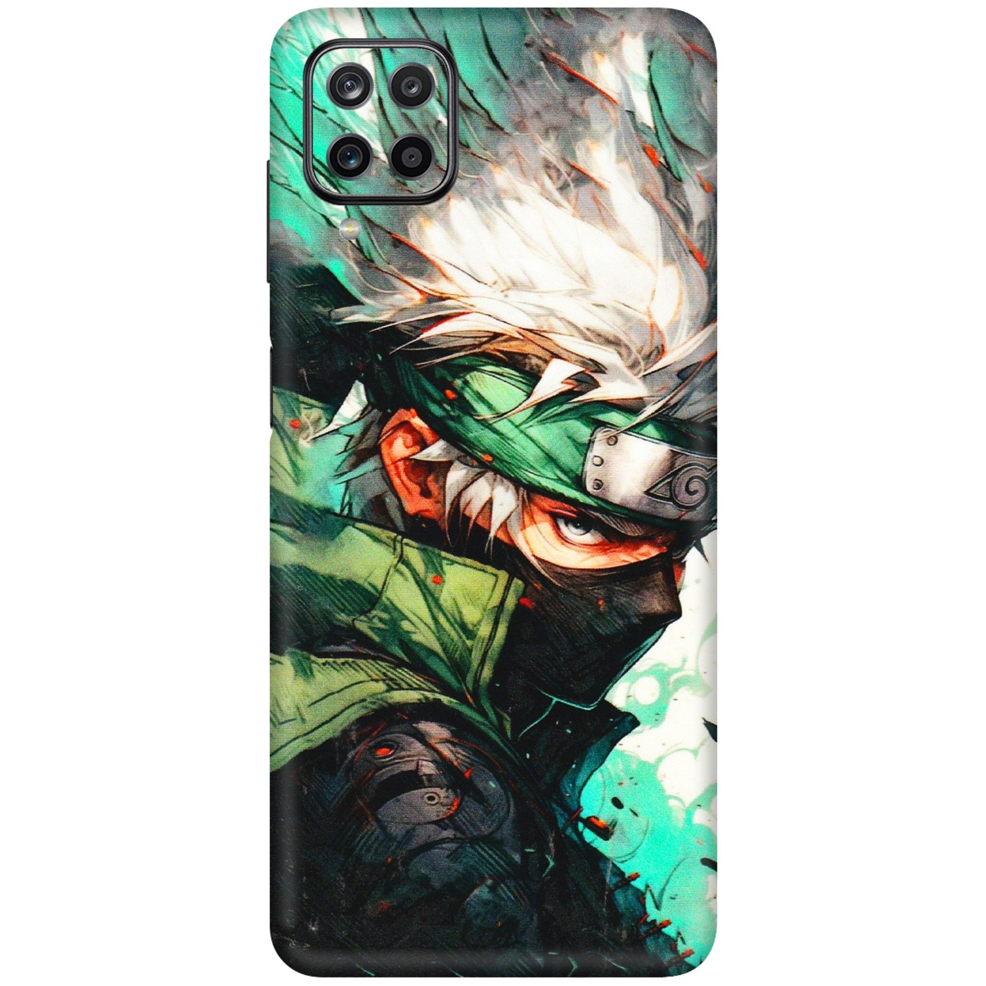 Samsung M/F/Note/Flip and C Phone Skins (All Models) - Kakashi Side Profile - 3D Embossed Finish (L-249) Samsung Galaxy M12