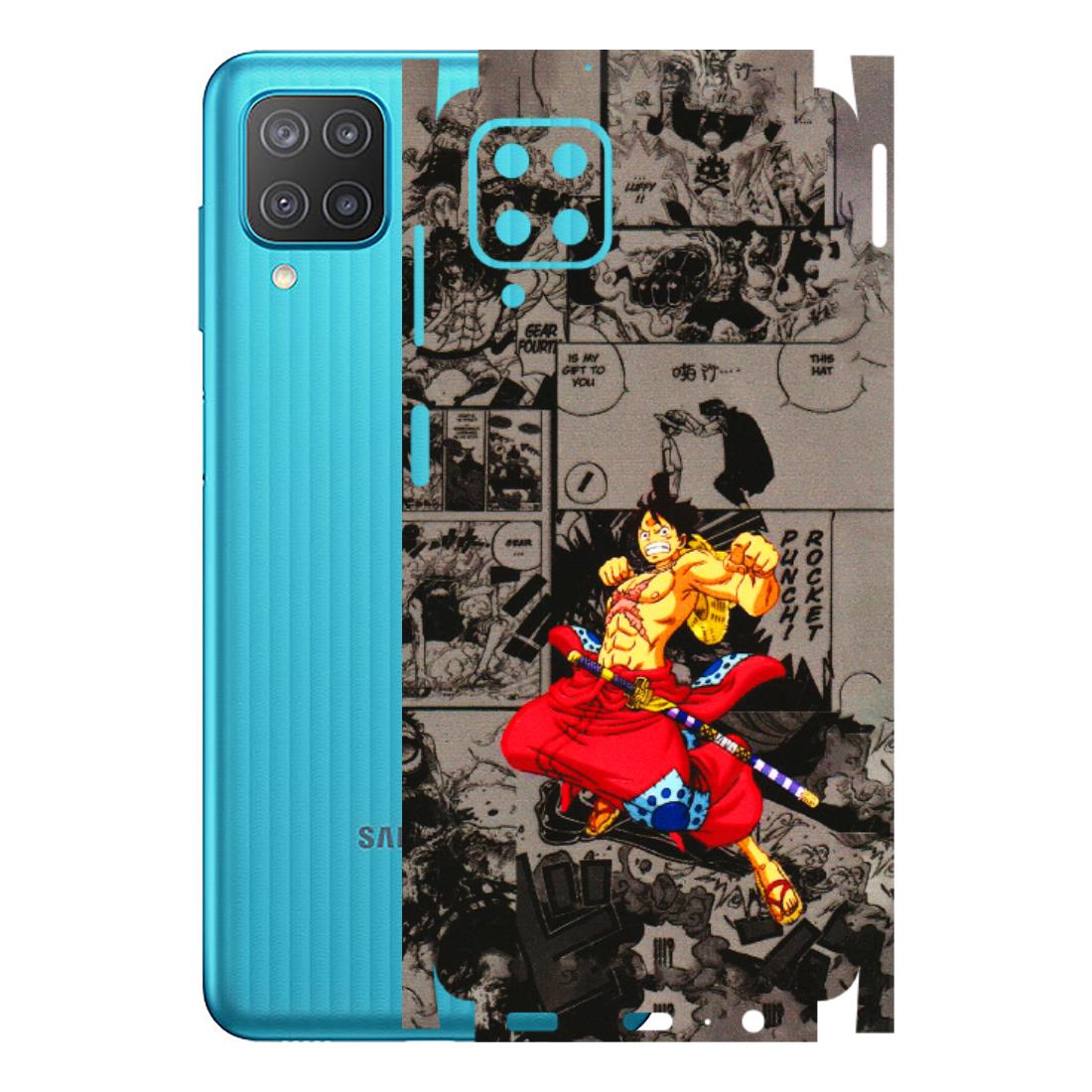 Samsung M/F/Note/Flip and C Phone Skins (All Models) - One Piece Rocket Punch Manga - 3D Embossed Finish (L-25) Samsung Galaxy M12