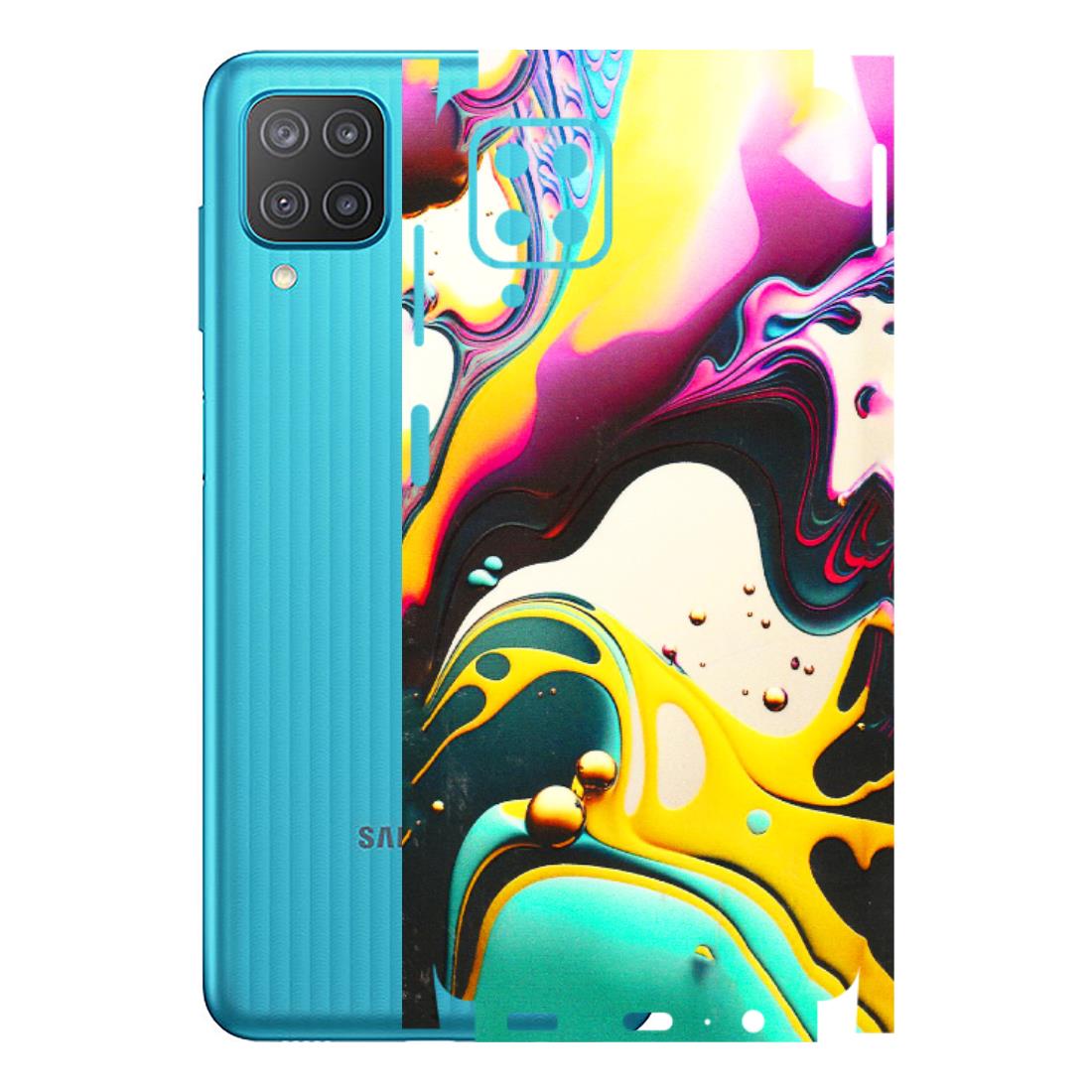 Samsung M/F/Note/Flip and C Phone Skins (All Models) - Multicolor Abstract pattern - 3D Embossed Finish (L-254) Samsung Galaxy M12