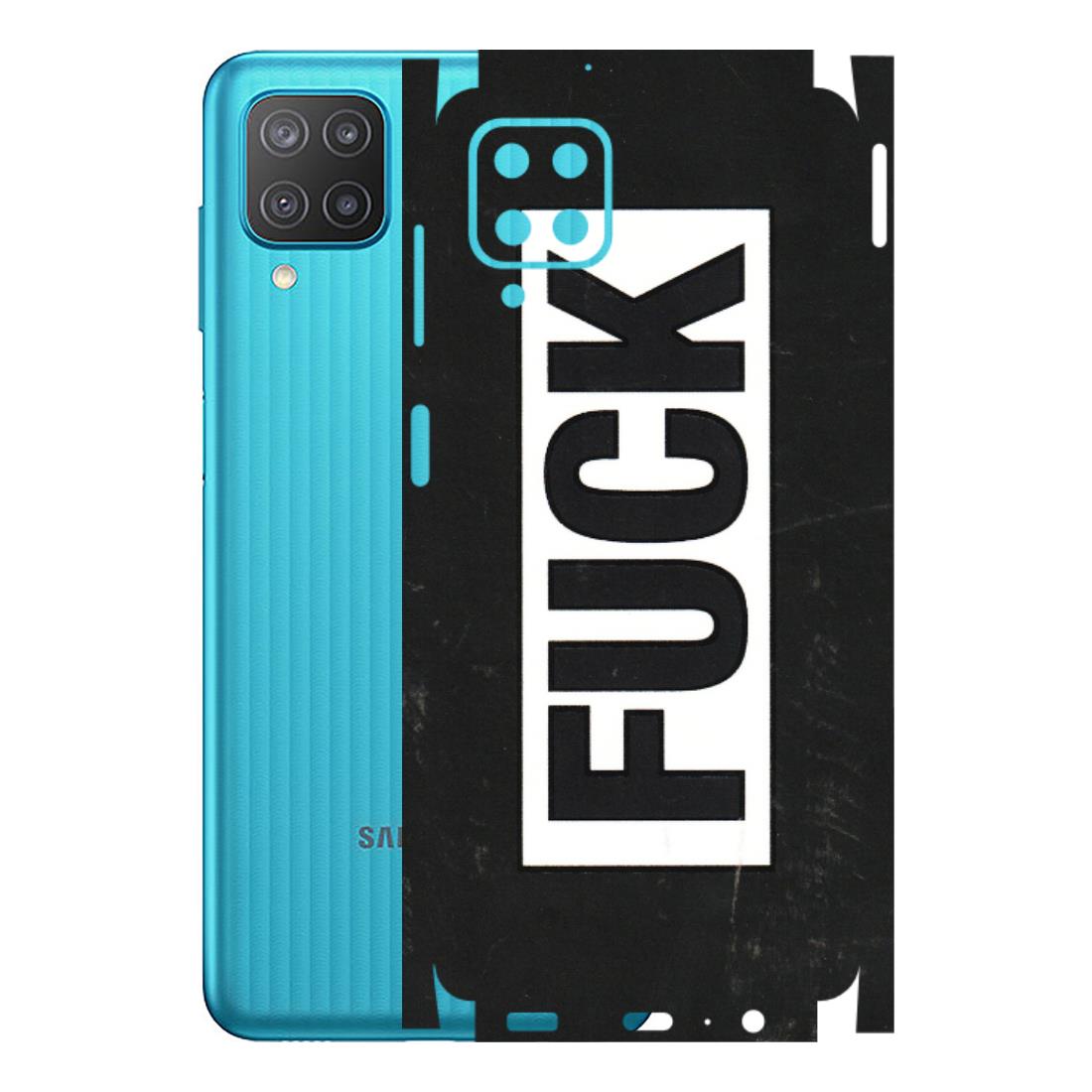 Samsung M/F/Note/Flip and C Phone Skins (All Models) - The F Word - 3D Embossed Finish (L-255) Samsung Galaxy M12