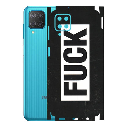 Samsung M/F/Note/Flip and C Phone Skins (All Models) - The F Word - 3D Embossed Finish (L-255) Samsung Galaxy M12