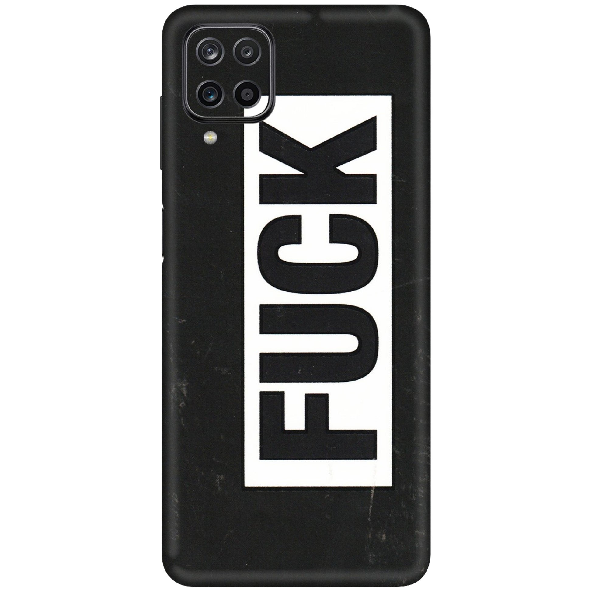 Samsung M/F/Note/Flip and C Phone Skins (All Models) - The F Word - 3D Embossed Finish (L-255) Samsung Galaxy M12