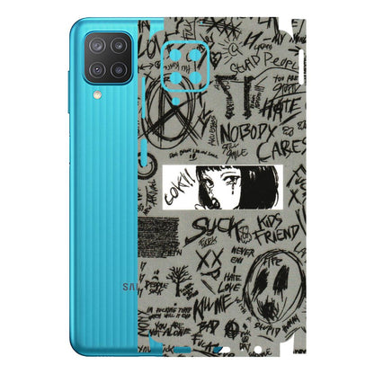 Samsung M/F/Note/Flip and C Phone Skins (All Models) - Never Have Love Anime - 3D Embossed Finish (L-260) Samsung Galaxy M12